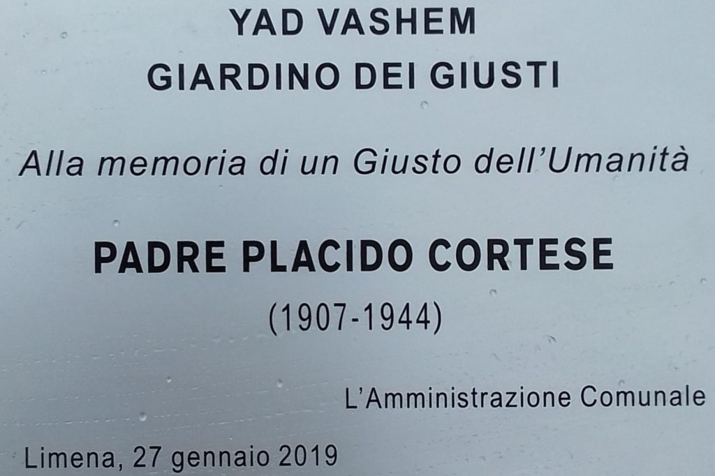 Limena, 28 gennaio 2019, Un albero in memoria di padre Placido