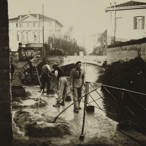 Costruzione sede Messaggero, Padova 1938 - 39    