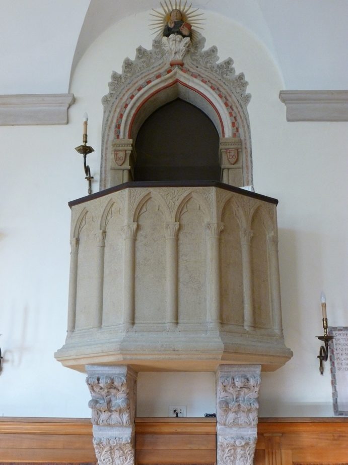Pulpito San Bernardino Refettorio - Convento Santo