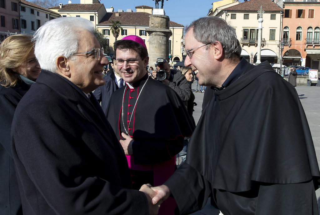 Il Presidente Mattarella, in visita alla Basilica di Sant’Antonio,- 7 Febbraio 2020
