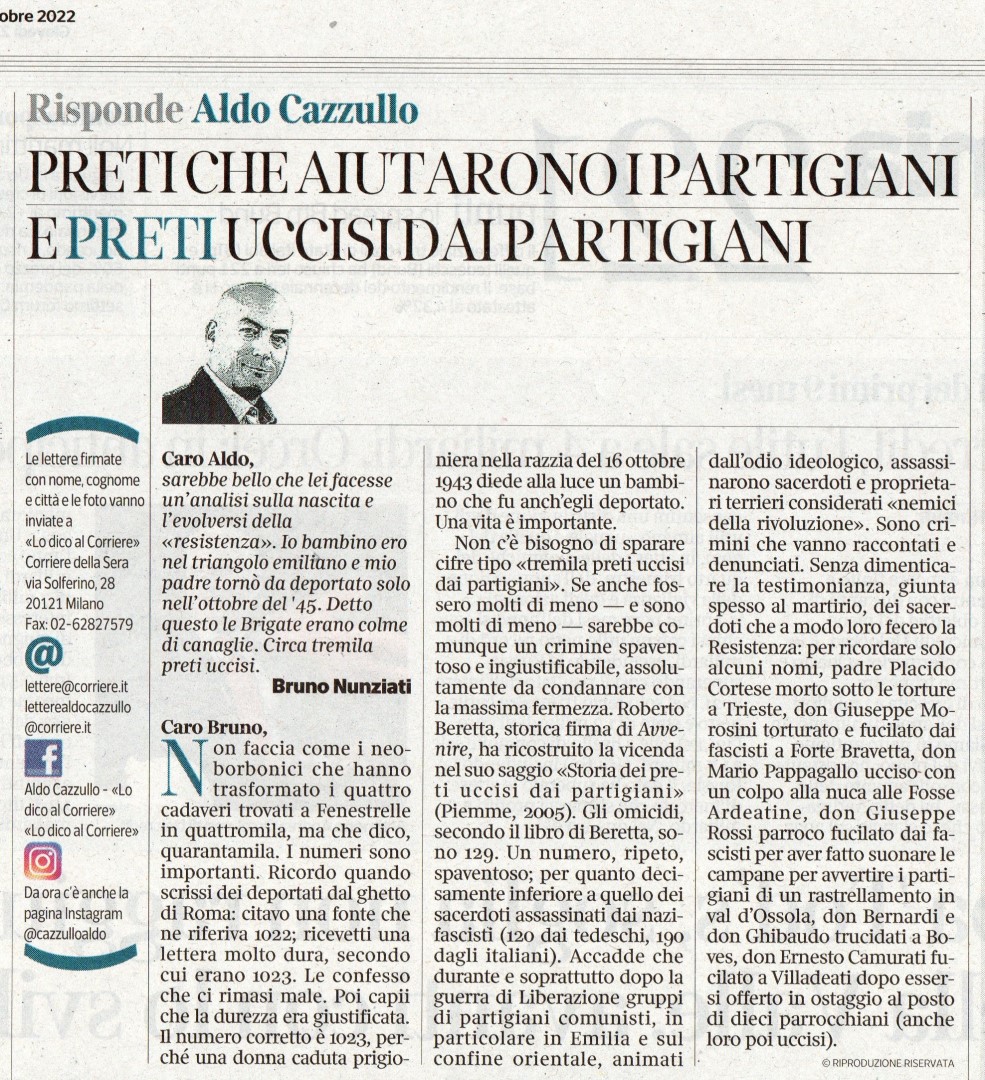Corriere della Sera - 27 ottobre 2022