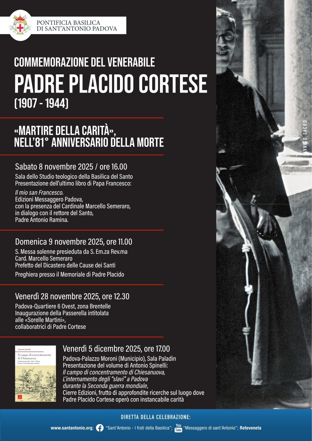 locandina PADRE PLACIDO 2025